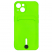 Цвет изображения Чехол для iPhone 13 с отделением для карт Button Card Case неоново-зеленый