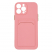 Цвет изображения Чехол для iPhone 13 Pro Max с отделением для карт Card Case розовый/зеленые кнопки