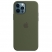 Цвет изображения Чехол для iPhone 12 / 12 Pro Silicone Case хаки