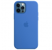 Изображение Чехол накладка iPhone 12/12 Pro Silicone Case with Magsafe Deep Blue