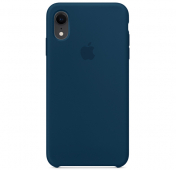 Изображение Лазурно-серый силиконовый чехол для iPhone XR Silicone Case
