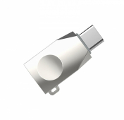 Изображение Серебристый переходник USB/USB Type-C Hoco UA9 OTG