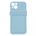 Цвет изображения Чехол для iPhone 13 с отделением для карт Card Case голубой/сиреневые кнопки