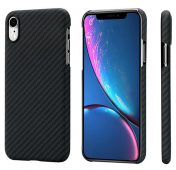 Изображение Кевларовый чехол-накладка для iPhone XR Pitaka Magcase Black/Grey