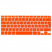 Цвет изображения Оранжевая силиконовая накладка на клавиатуру для Macbook Air 11 (Rus/Eu)