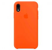 Изображение Оранжевый силиконовый чехол для iPhone XR Silicone Case