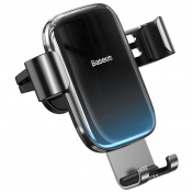 Изображение Автомобильный держатель для смартфона в воздуховод Baseus Glaze Gravity черный