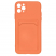 Цвет изображения Чехол для iPhone 11 Pro Max с отделением для карт Card Case оранжевый
