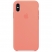 Цвет изображения Оранжевый силиконовый чехол для iPhone XS Max Silicone Case