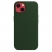 Цвет изображения Чехол для iPhone 13 Leather Case кожаный зеленый