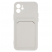 Цвет изображения Чехол для iPhone 12 с отделением для карт Card Case белый