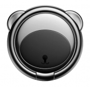 Изображение Черный держатель с кольцом для смартфонов Baseus Bear Finger Ring Holder