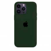 Изображение Чехол для iPhone 14 Pro Max Silicone Case темно-зеленый