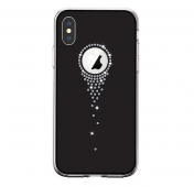 Изображение Чехол-накладка для iPhone XS Max Devia Crystal Angel Tears Case Black