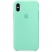Цвет изображения Силиконовый чехол цвета зеленого яблока для iPhone X/XS Silicone Case