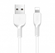 Изображение Белый усиленный USB-кабель Lightning Hoco X13 2.4A