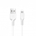 Цвет изображения Белый усиленный USB-кабель Lightning Hoco X20 2.4A 1m