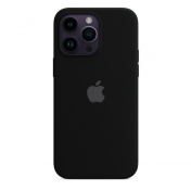 Изображение Чехол для iPhone 14 Pro Max Silicone Case черный