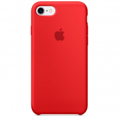Изображение Красный силиконовый чехол для iPhone 8/7 Silicone Case