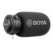 Изображение Микрофон с ветрозащитой Boya BY-DM100 с разъемом Type-C