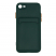 Цвет изображения Чехол для iPhone 8/7 с отделением для карт Card Case зеленый/оранжевые кнопки