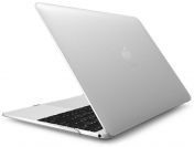 Изображение Серебристая пластиковая накладка для Macbook 12 Transparent Hard Shell Case