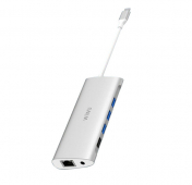 Изображение Серебристый переходник WiWU Alpha 11-in-1 Type-C Hub