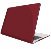 Изображение Чехол для Macbook Air 13 2020-2018 A1932, A2179, A2337 M1, Hard Shell Case глянцевый, Бордовый