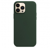 Изображение Чехол для iPhone 13 Pro Max Leather Case кожаный зеленый