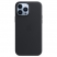 Цвет изображения Чехол для iPhone 13 Pro Max Leather Case кожаный черный