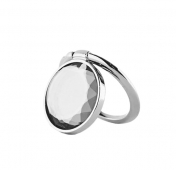 Изображение Держатель с кольцом для смартфонов Devia Crystal Silvery