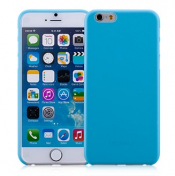 Изображение Голубая ультратонкая накладка для iPhone 6/6s Plus Momax Membrane Case
