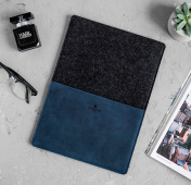 Изображение Кожаный чехол для Macbook Pro 13" Retina Stoneguard 541 Ocean/Coal