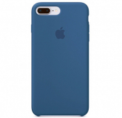 Изображение Серо-синий силиконовый чехол для iPhone 7/8 Plus Silicone Case