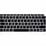 Цвет изображения Черная силиконовая накладка на клавиатуру для Macbook Air 13 2018 – 2019 (Rus/Eu)