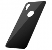Изображение Черное защитное стекло на заднюю крышку для iPhone XR