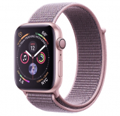Изображение Жемчужно-розовый нейлоновый ремешок на липучке для Apple Watch 42/44 mm
