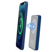 Изображение Магнитный Power Bank с беспроводной зарядкой/ PD 5000mAh Blue