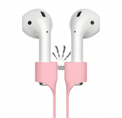 Изображение Розовый силиконовый магнитный держатель для AirPods Earphone Strap