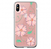 Изображение Чехол-накладка для iPhone X/XS Devia Blossom Crystal Series Case Pink