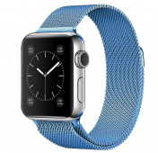 Изображение Голубой металлический ремешок Milanese Band для Apple Watch 42/44/45 mm