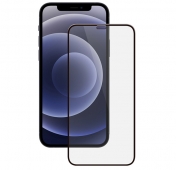 Изображение Черное защитное стекло с приват фильтром для iPhone 12 mini Deppa 3D Tempered Glass