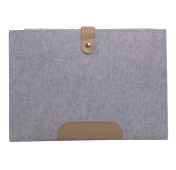 Изображение Серый фетровый чехол-папка для Macbook Air/Pro 13" Felt Folio Case