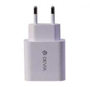 Изображение Белое сетевое зарядное устройство Devia Smart Charger 2A