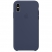 Цвет изображения Темно-синий силиконовый чехол для iPhone X/XS Silicone Case