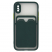 Цвет изображения Чехол для iPhone  X/XS с отделением для карт Bubble Slim Case зеленый/салатовые кнопки