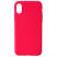 Цвет изображения Красный силиконовый чехол для iPhone XS Max