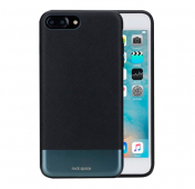 Изображение Черный кожаный чехол-накладка для iPhone 7/8 Plus Rock Elite Series