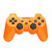 Изображение Оранжевый беспроводной джойстик Dualshock 3 для Sony Playstation 3 analog