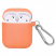 Цвет изображения Персиковый силиконовый чехол для Apple AirPods с карабином Soft-touch Case
